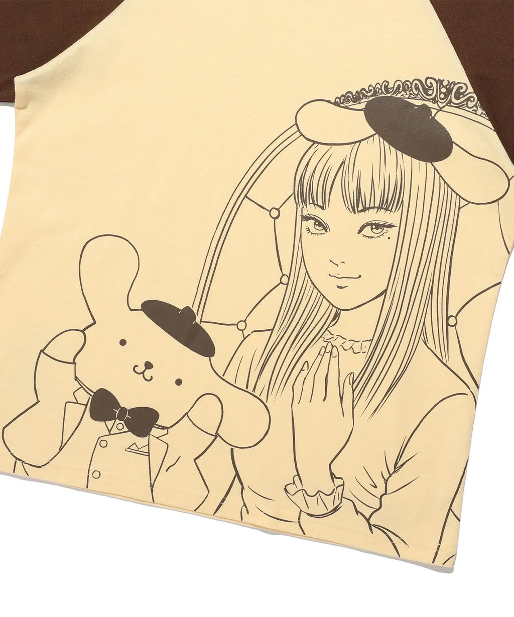 【niceghostclub】伊藤潤二 x 三麗鷗JS TOMIE POMPOMPURIN L/S TEE