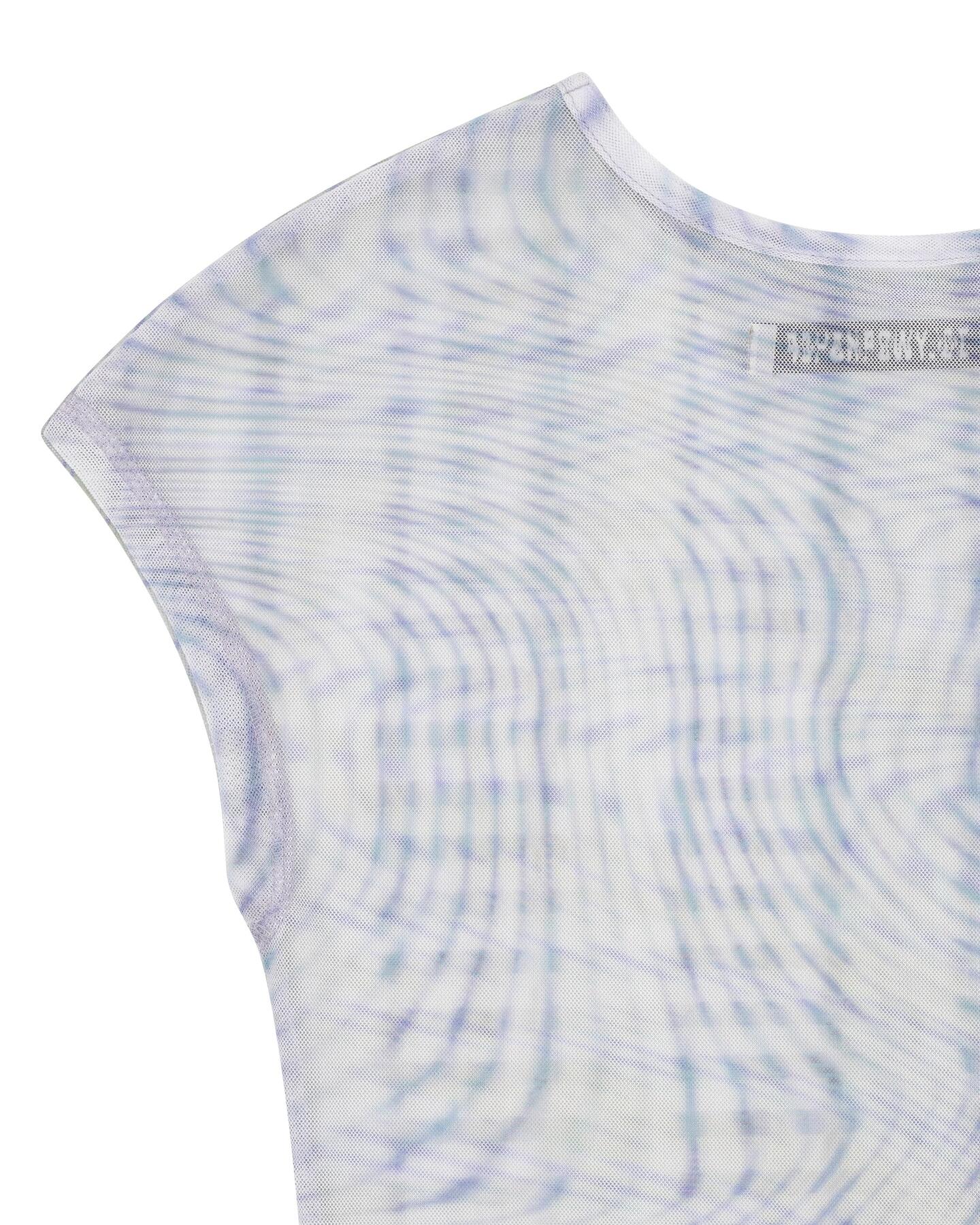 【odlyworkshop】Mesh checked Tee - 3 colors