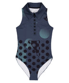 【odlyworkshop】Polka Collar Swimsuit