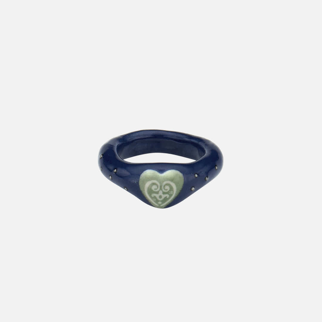 【NFF】dotty romance ring - navy