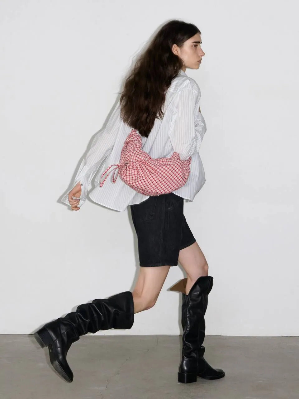 【fennec】LASSIE CHECKED BAG - 4 colors