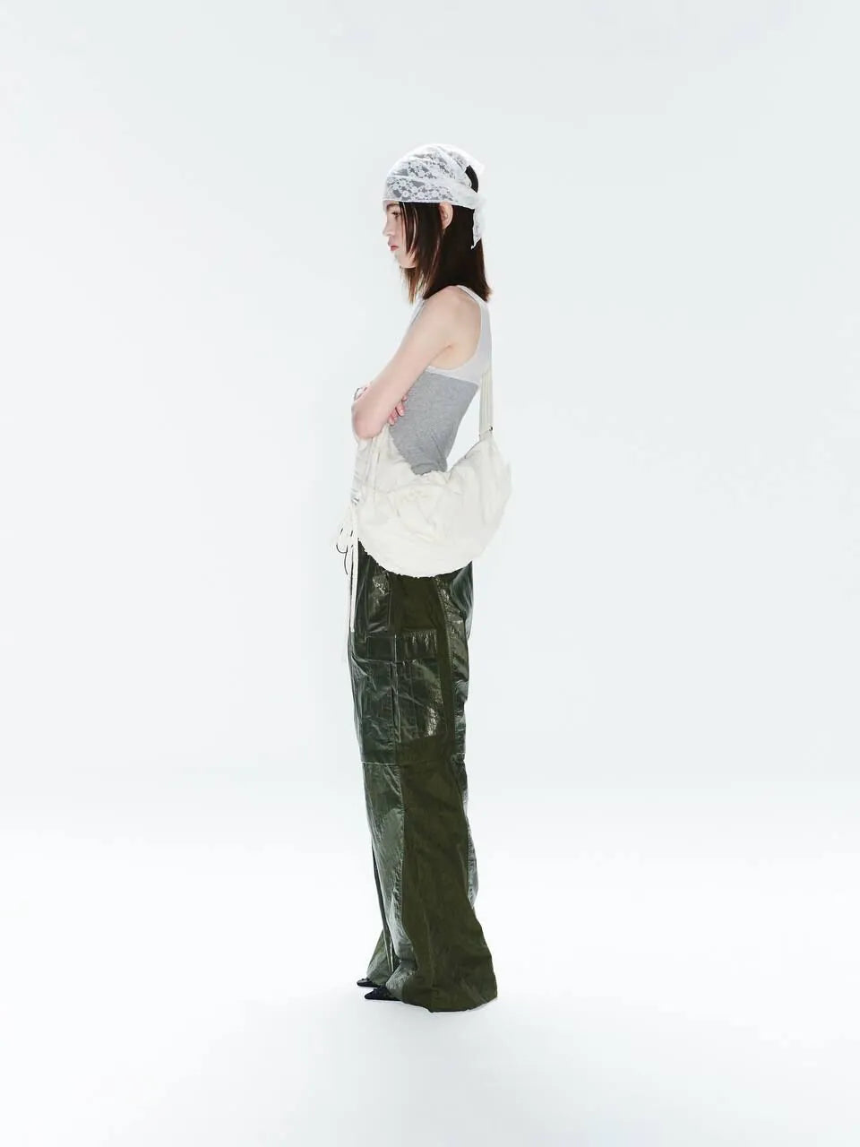 【fennec】LASSIE BAG [ IVORY / BLACK ]