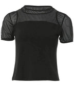 【Flare up】3-Layered T-Shirt [Black / Gray]