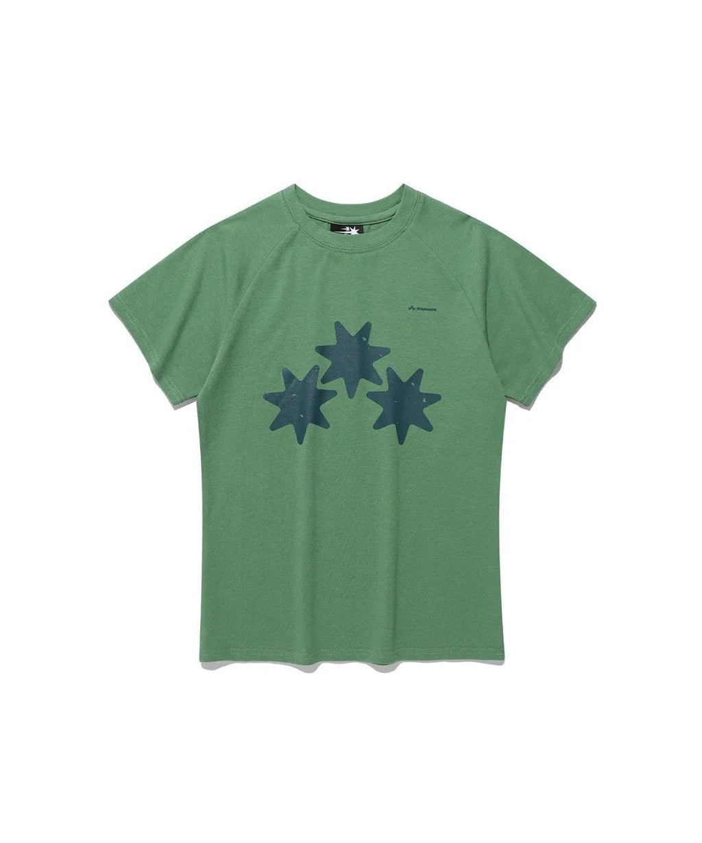 【niceghostclub】 religious symbol mini tee [ green / navy / grey ]