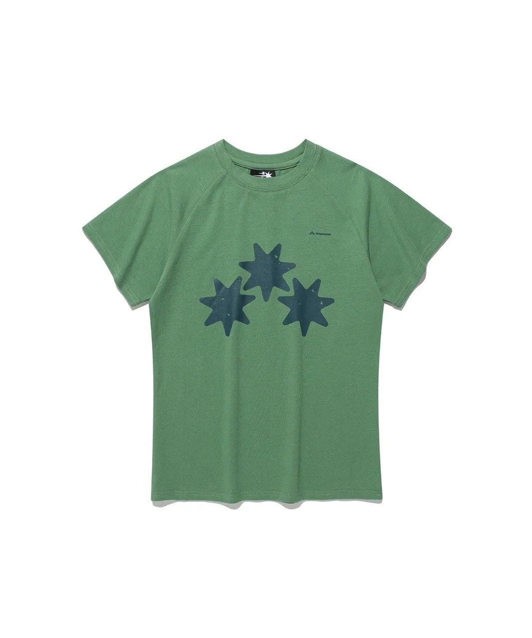 【niceghostclub】 religious symbol mini tee [ green / navy / grey ]