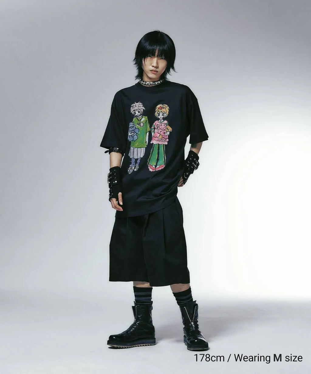 【niceghostclub】[ x soulpusssy cat ] ghostsoulgirl big big tee [white/black]