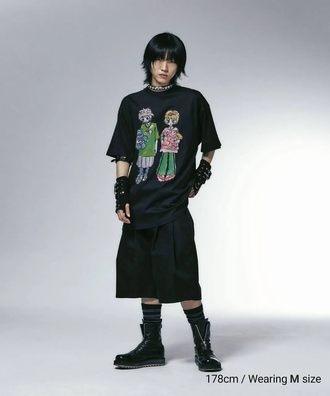 【niceghostclub】[ x soulpusssy cat ] ghostsoulgirl big big tee [white/black]
