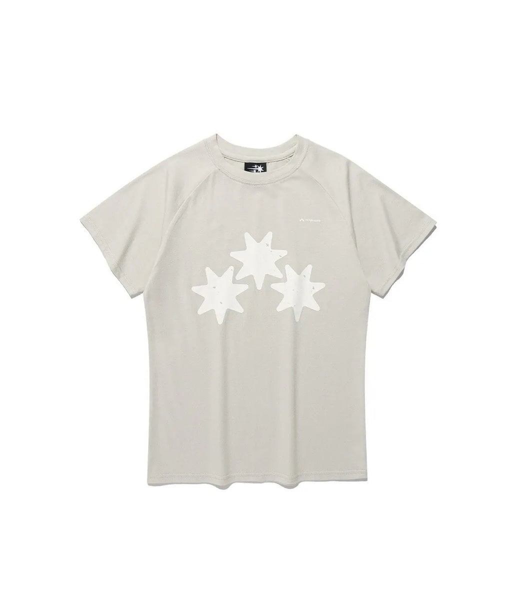 【niceghostclub】 religious symbol mini tee [ green / navy / grey ]