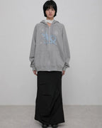 【Flare up】Milky Way Zip Hoodie [Black / Grey]