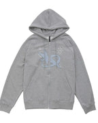 【Flare up】Milky Way Zip Hoodie [Black / Grey]