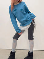 【typeservice】Sky Wash Tights [SKY BLUE]