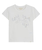 【typeservice】Catch Embroidery T-Shirt [Off White]