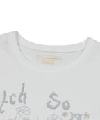 【typeservice】Catch Embroidery T-Shirt [Off White]