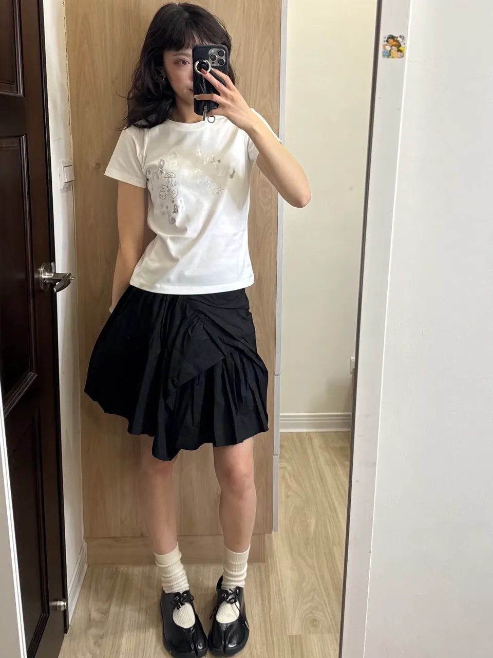 【typeservice】Catch Embroidery T-Shirt [Off White]