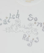 【typeservice】Catch Embroidery T-Shirt [Off White]