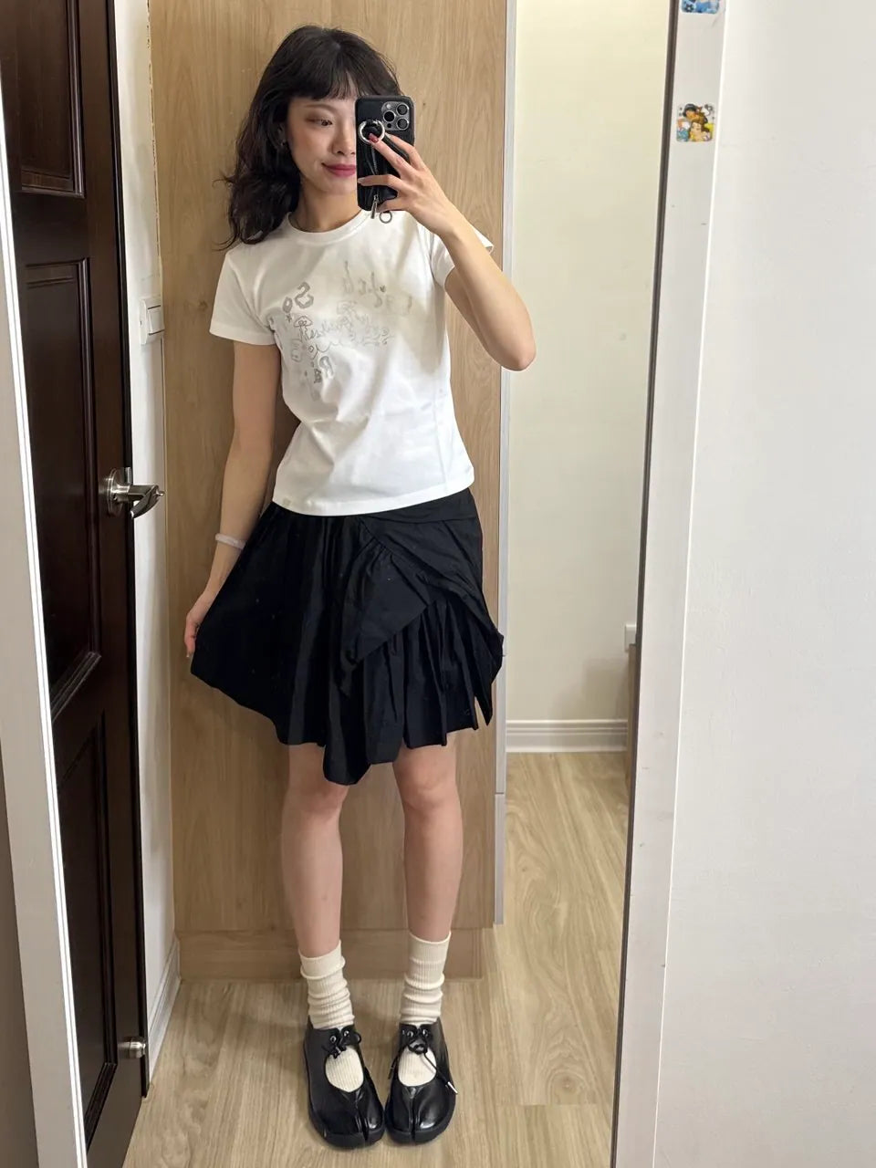 【typeservice】Catch Embroidery T-Shirt [Off White]