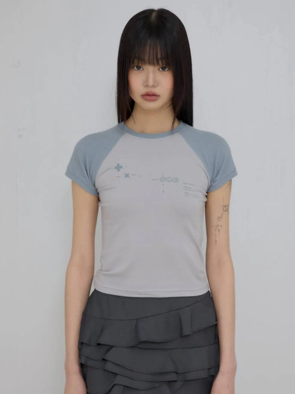 【Flare up】Muta Waffle Raglan T-Shirt  [6 colors]