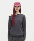 【typeservice】Panel Mesh Top [Charcoal]