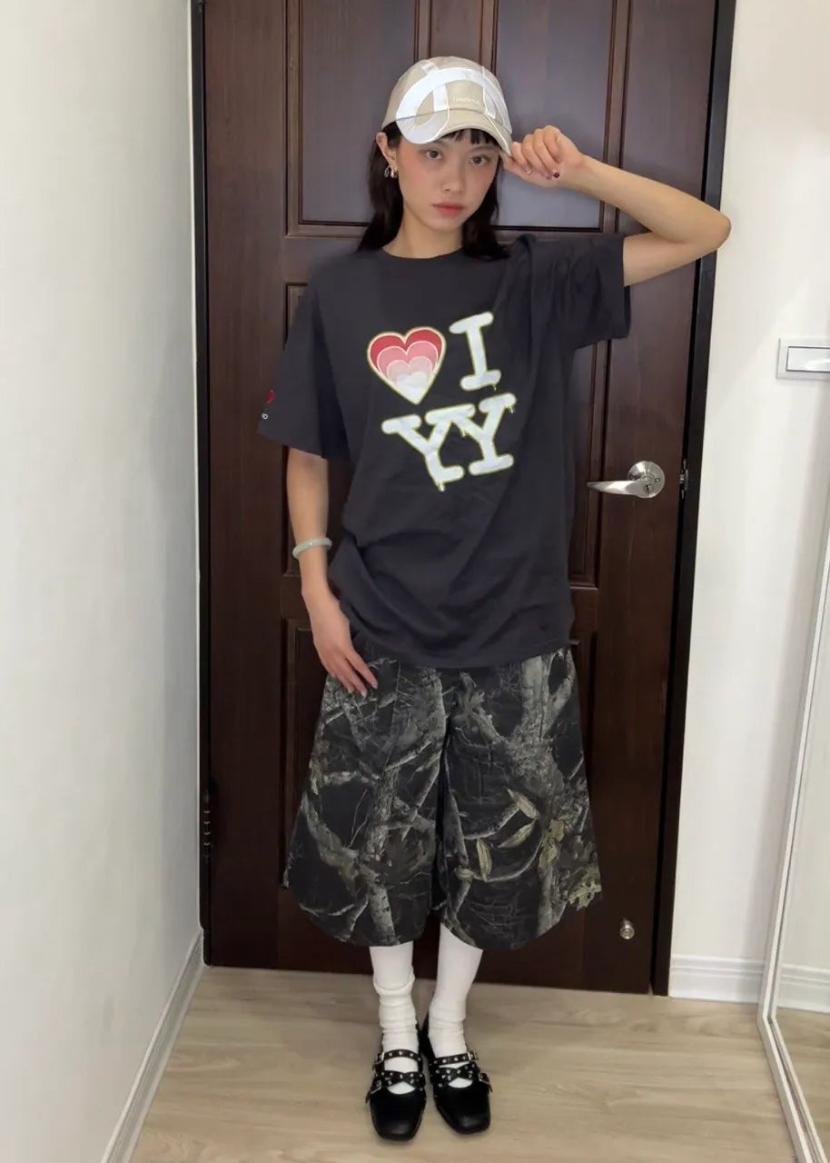 【OPEN YY】I❤️YY T-SHIRT [灰色現貨]