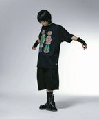 【niceghostclub】[ x soulpusssy cat ] ghostsoulgirl big big tee [white/black]