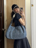 【Leterie】BUCKLE REVERSIBLE SHOULDER BAG [5 colors] （咖啡色現貨）