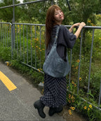 【Leterie】BUCKLE REVERSIBLE SHOULDER BAG [5 colors] （咖啡色現貨）