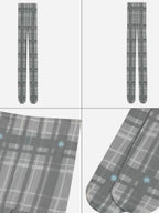 【typeservice】Frost Plaid Tights [Gray]