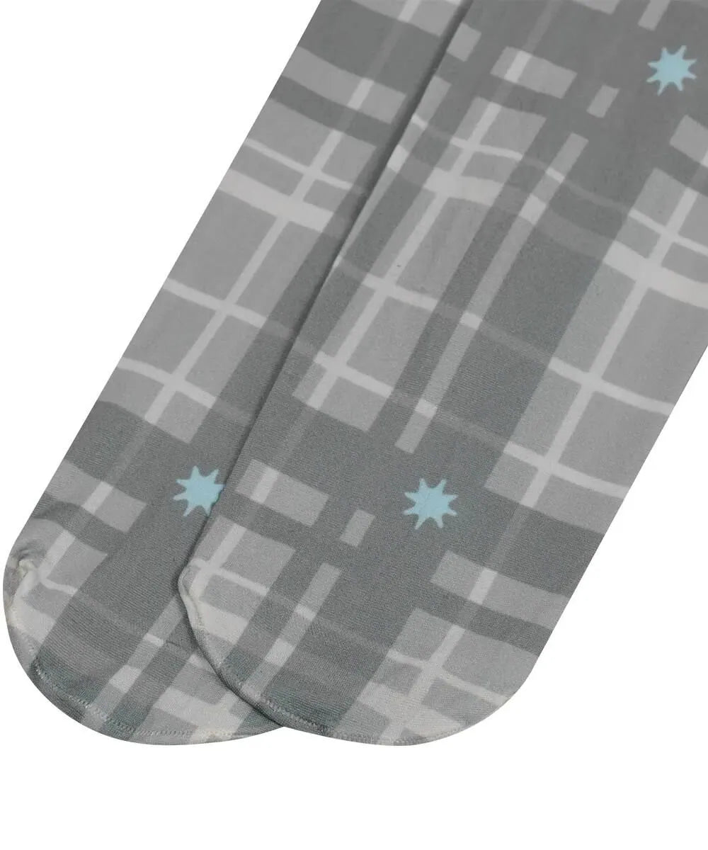 【typeservice】Frost Plaid Tights [Gray]
