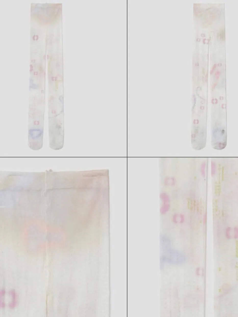 【typeservice】Soft Trace Tights [Pink / Blue]