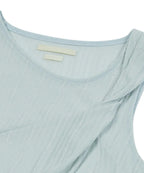 【typeservice】Twisted Sleeveless Top [Sky Blue]