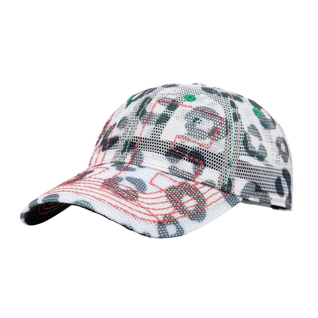 【b.Eautiful】Vapor Low Profile Hat [ Multi Leopard / White Leopard ]