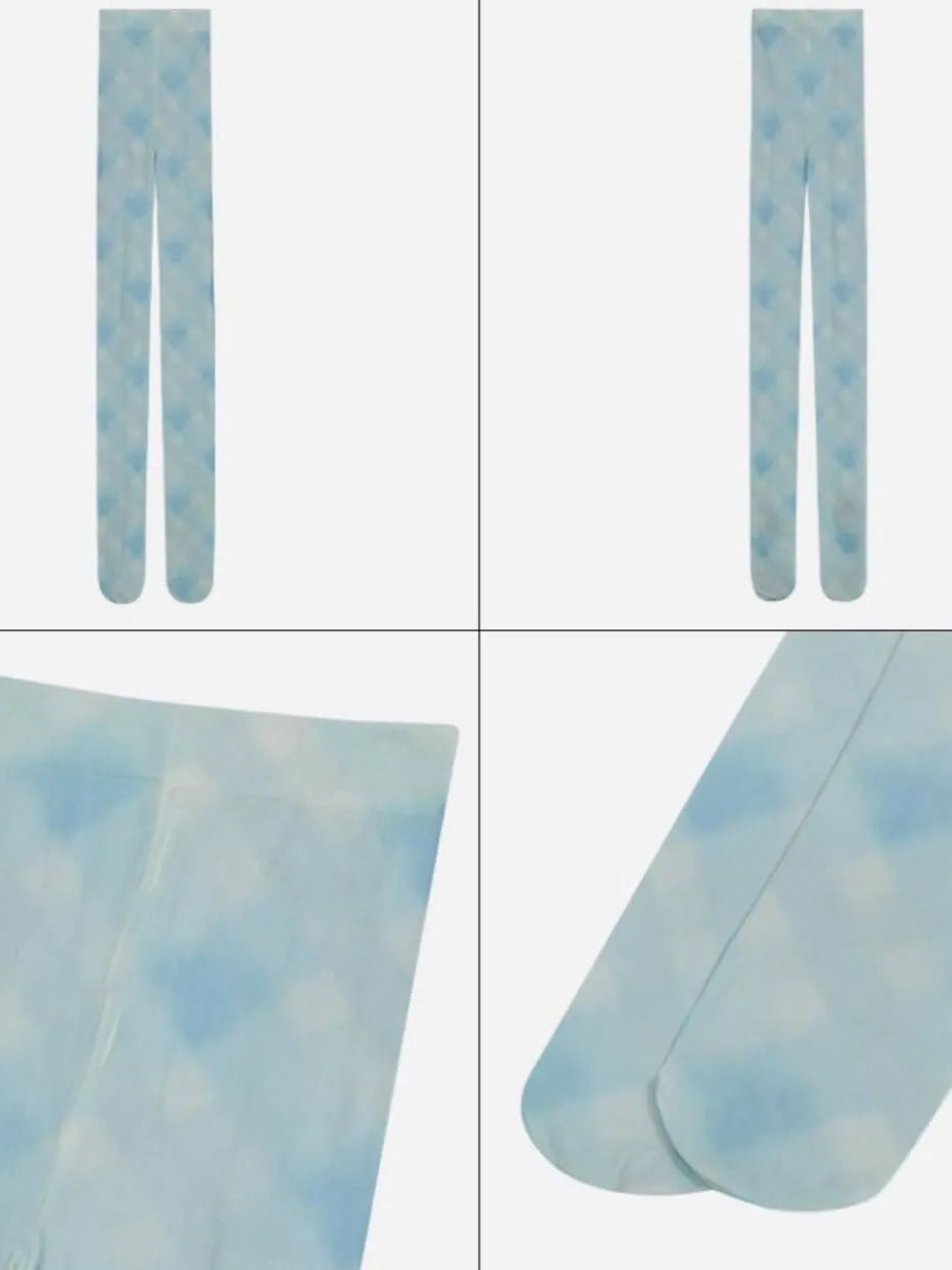 【typeservice】Sky Wash Tights [SKY BLUE]