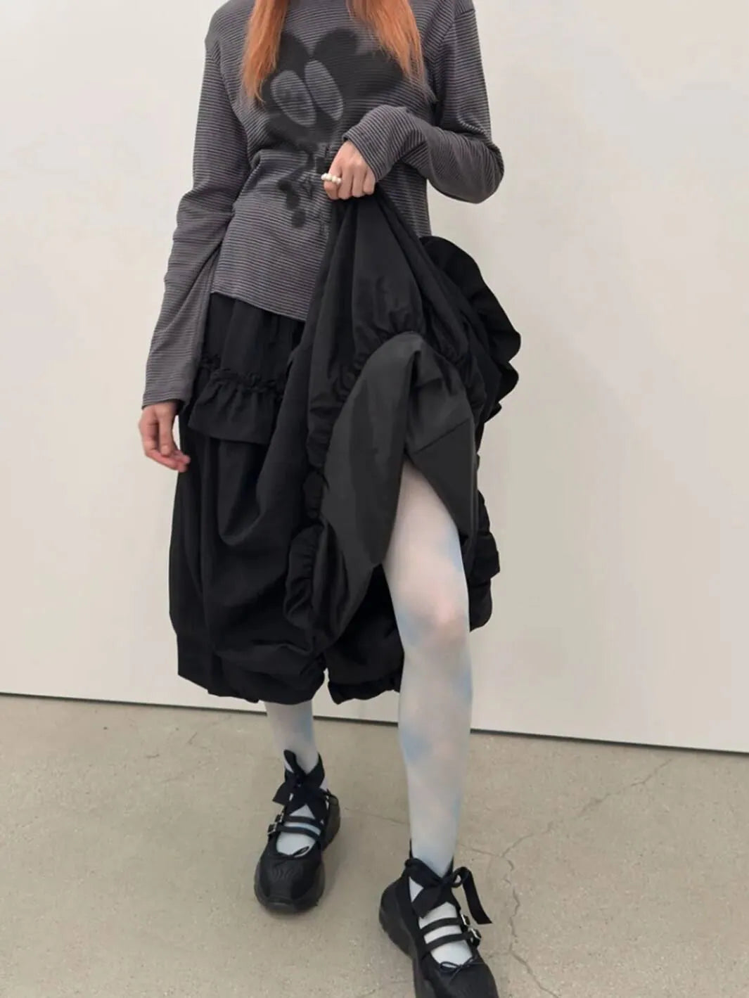 【typeservice】Sky Wash Tights [SKY BLUE]