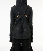 【Flare up】Division Gym Sack [Black / Light Gray]