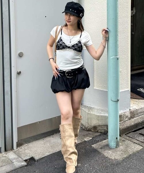【WWG】撞色蕾絲外搭內衣
