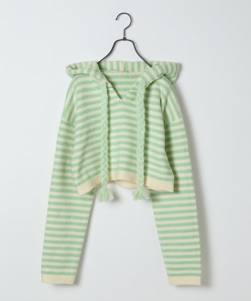 【JEANASIS】短版辮子連帽寬鬆上衣 - 3 colors