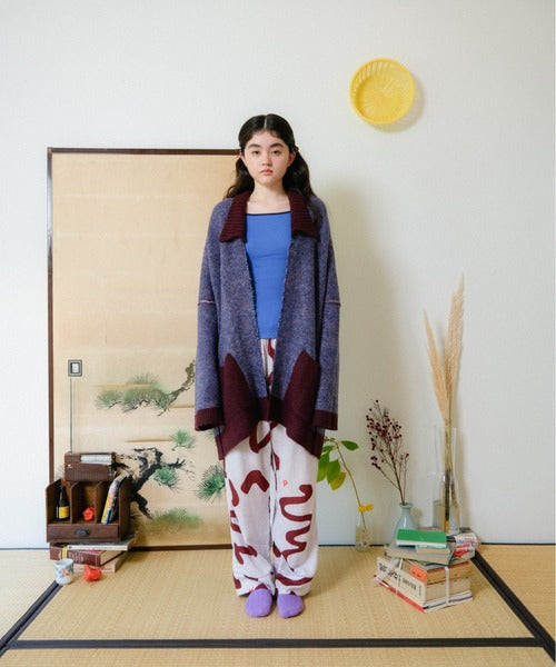 【PAMM】庭木開領針織長袖 - 2 colors