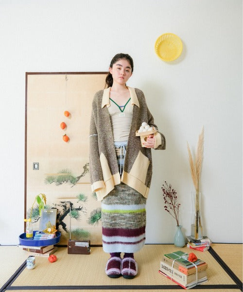 【PAMM】庭木開領針織長袖 - 2 colors