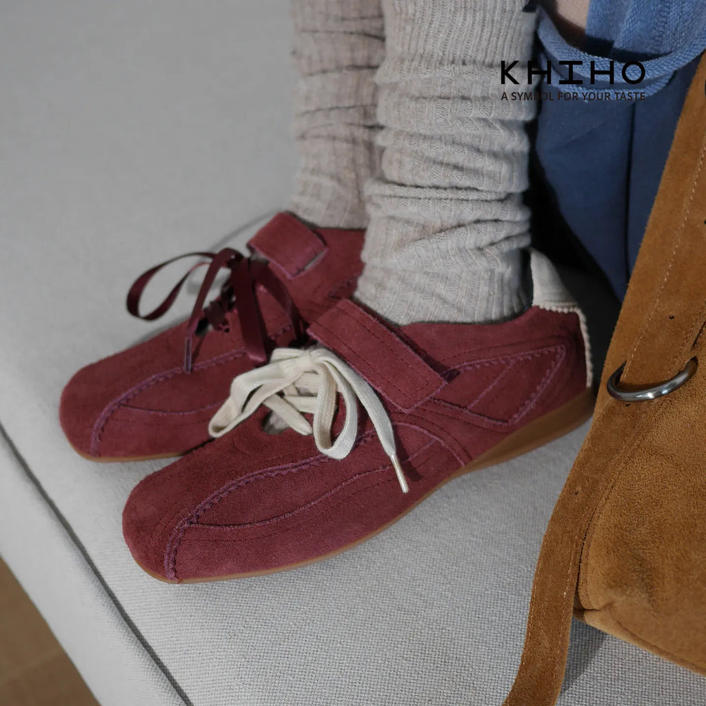 【KHIHO】 PINKING MARY JANE SNEAKERS - 11 colors