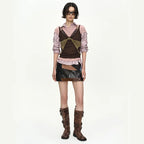 【ADSB】UPSIDE-DOWN LAYERED T-SHIRT