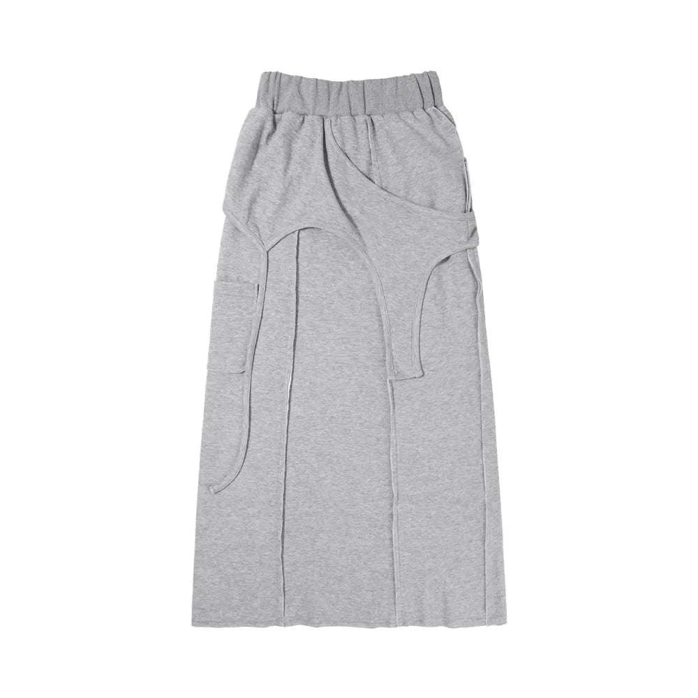 【Fancy Club】OVERLAY MAXI SKIRT - 2 colors
