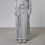 【Fancy Club】OVERLAY MAXI SKIRT - 2 colors