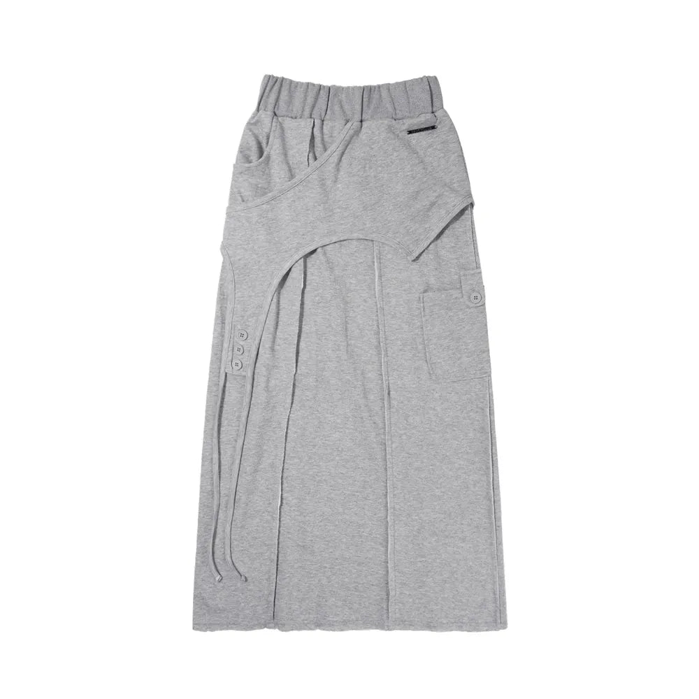 【Fancy Club】OVERLAY MAXI SKIRT - 2 colors