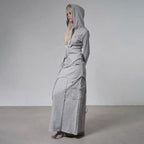 【Fancy Club】OVERLAY MAXI SKIRT - 2 colors