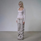【Fancy Club】LACE LAYERED LONG SLEEVE - 3 colors