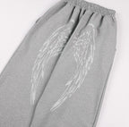 【Fancy Club】 ANGEL VINTAGE SWEATPANTS [Black / Blue / Gray / Pink]