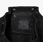 【Fancy Club】SATIN EYELET BACKPACK [White / Black]