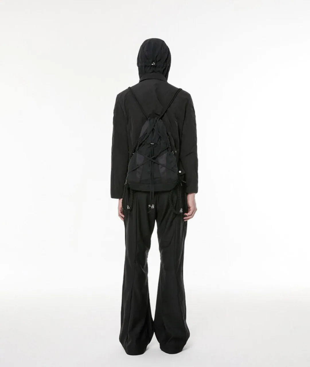 【Flare up】Division Gym Sack [Black / Light Gray]