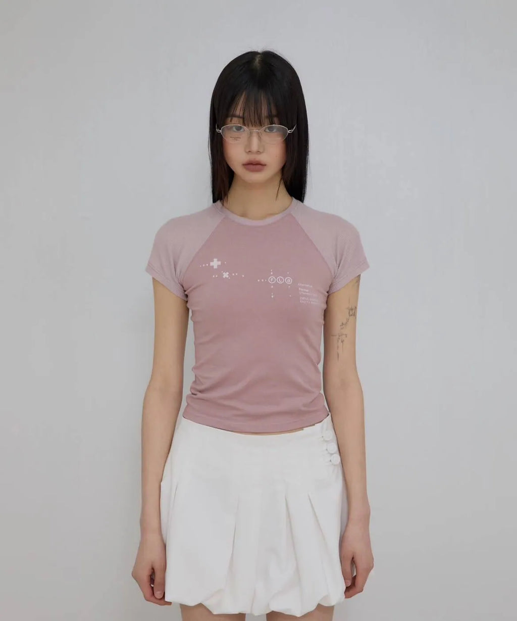【Flare up】Muta Waffle Raglan T-Shirt  [6 colors]