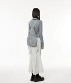 【Flare up】Division Gym Sack [Black / Light Gray]